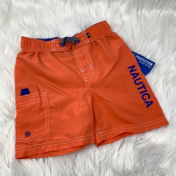 Nautica Hibiscus Anchor Swim Trunk w Graphic - Picture 8 of 10